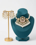 Zoya Kundan Pearl-Drop Choker Set