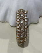 Zarmina Moissanite Polki Kada